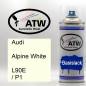 Preview: Audi, Alpine White, L90E / P1: 400ml Sprühdose, von ATW Autoteile West.